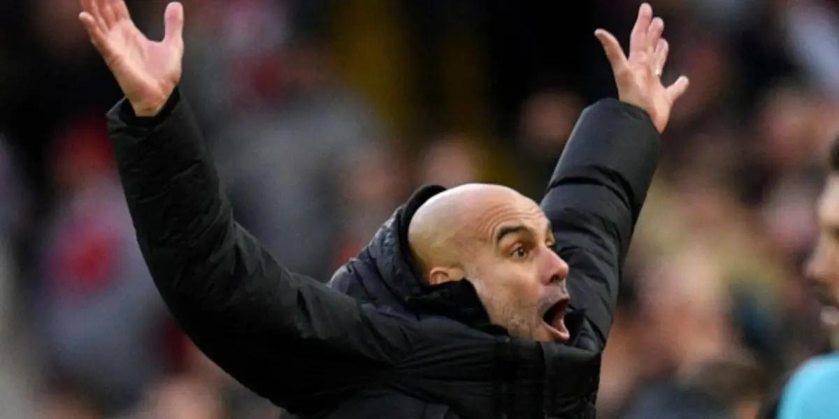 This is how Pep reacted to the VAR decision