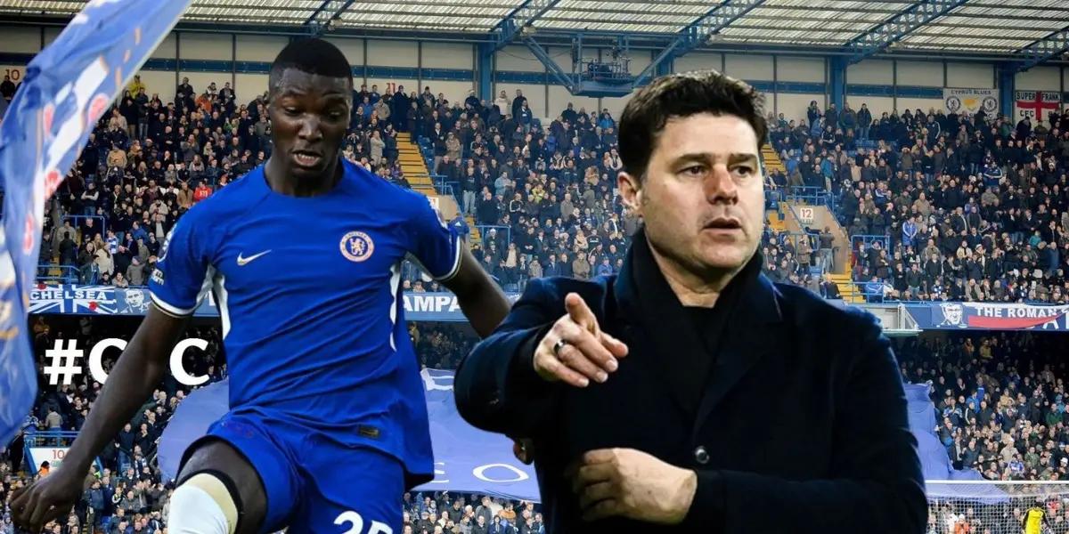 This is how Pochettino defended Moi Caicedo