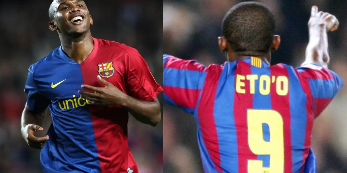 This is how Samuel Etoo looks and surprises everyone