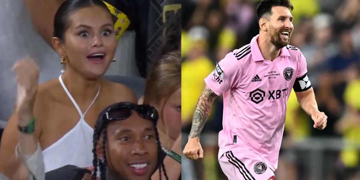 This is how the singer reacted to one of the best actions of the match between Inter Miami vs LAFC