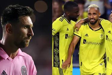 This is how they received Lionel Messi at the Nashville stadium