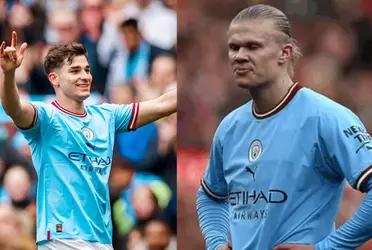 This is Man City's star who's best friend of Julián Álvarez.