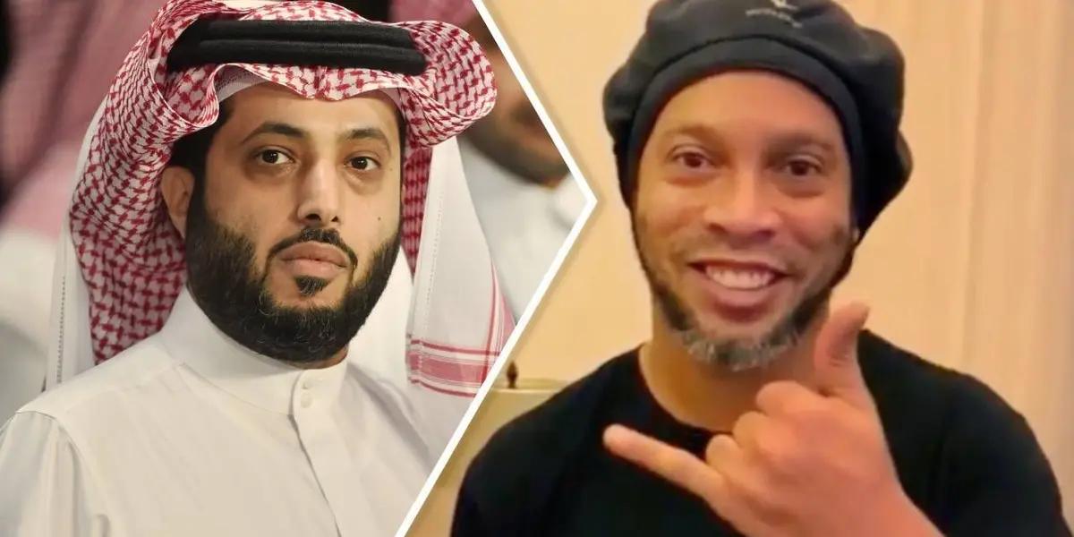 This is the great gift they gave Ronaldinho