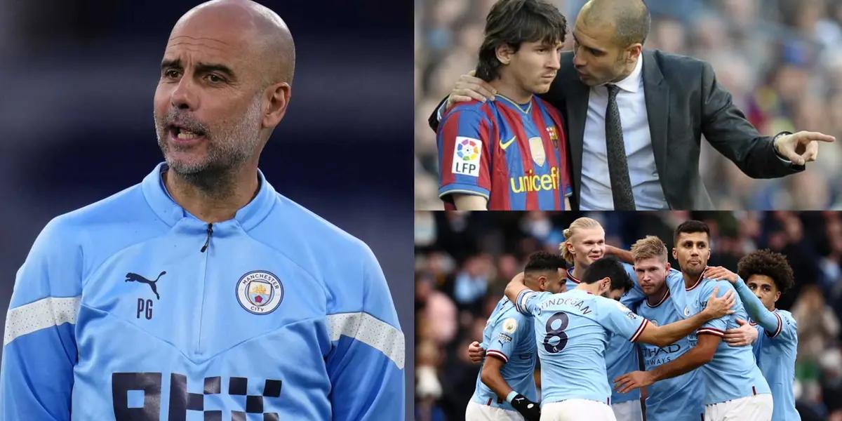 This Manchester City star would continue with Barcelona and would betray Guardiola