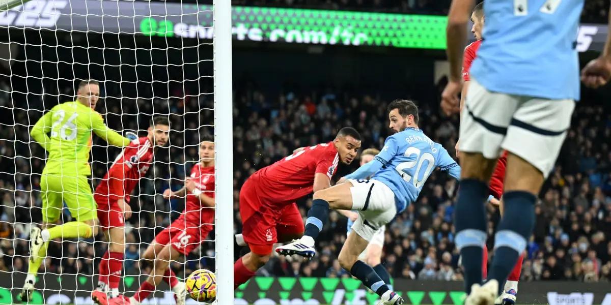 This player was sidelined by Guardiola and now contributed to City's goal against Forest