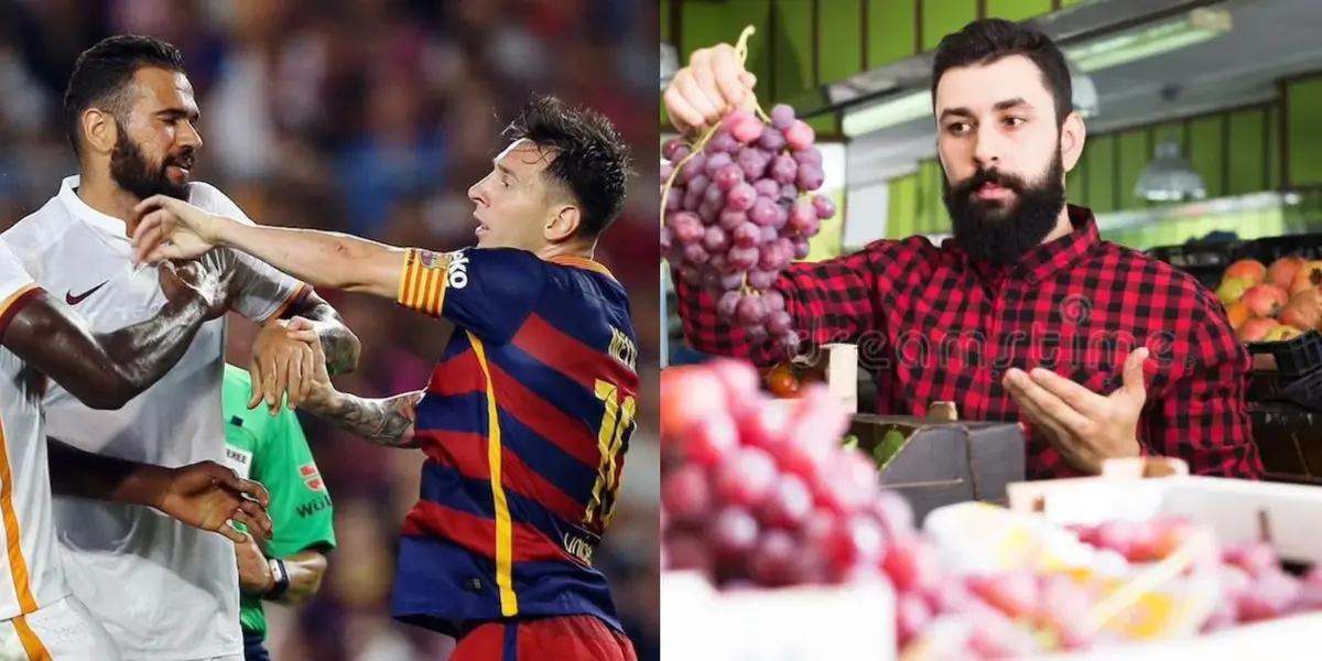 This player went from being one more in Barcelona to now only sell fruit