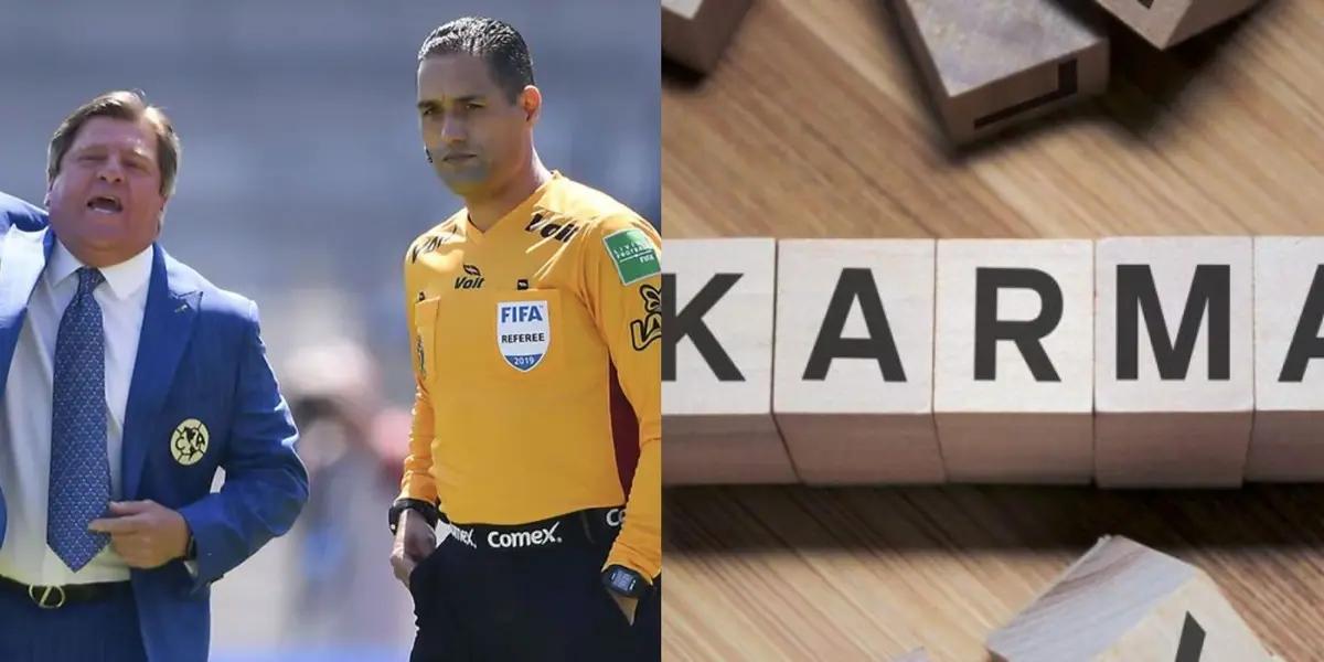 This referee was quite controversial in Liga MX and now karma comes to him for his decisions