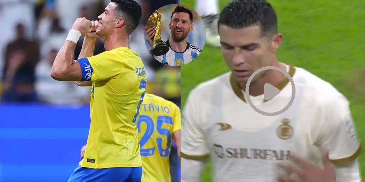 This was Cristiano Ronaldo's reaction when he heard the provocation from rival fans.