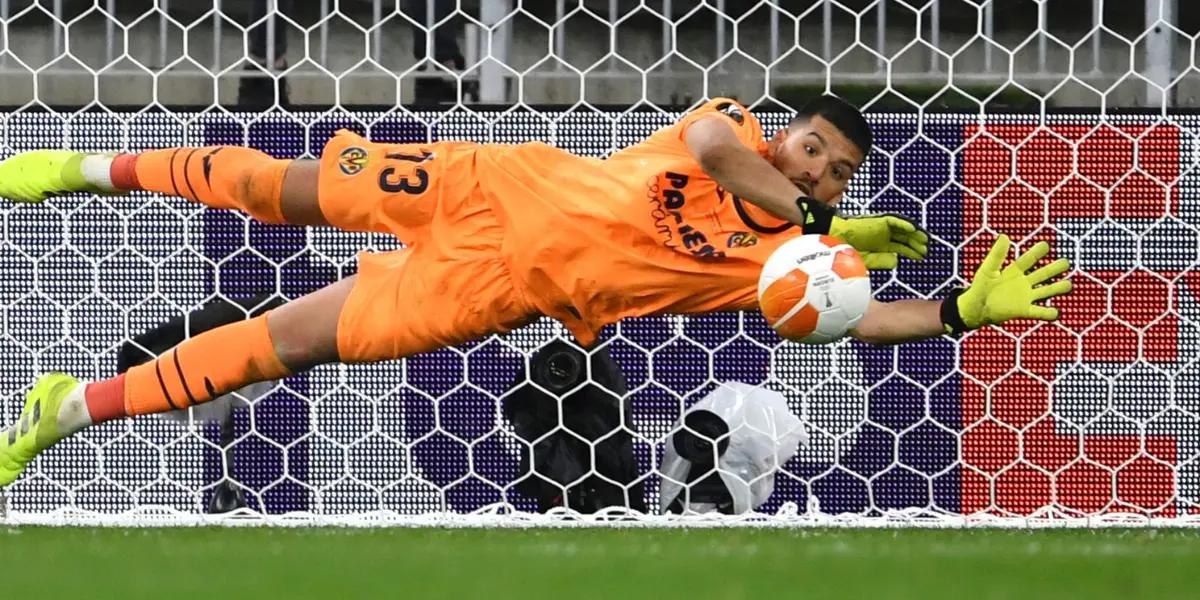 This was definitely not the afternoon for Villarreal's Gerónimo Rulli.