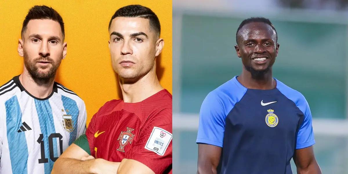 This was done by Mané after a goal from Cristiano Ronaldo at Al Nassr.