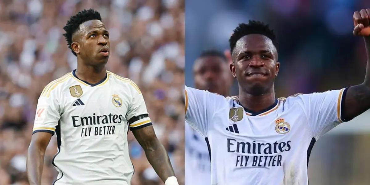 This was Vinicius Junior's celebration after his goals against Valencia