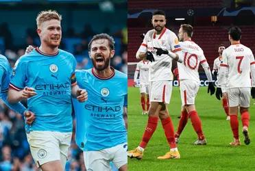 This would be the lineup of Manchester City against Sevilla