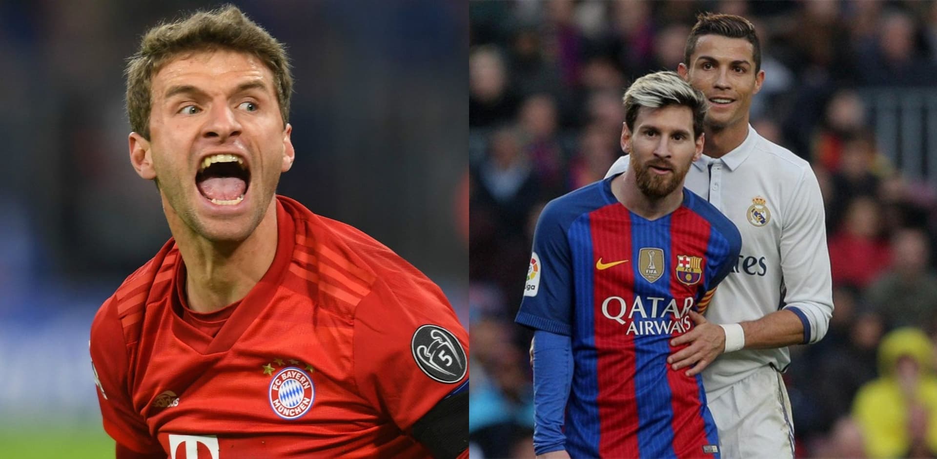 Thomas Muller went bold and said this about the rivalry between Cristiano and Messi.