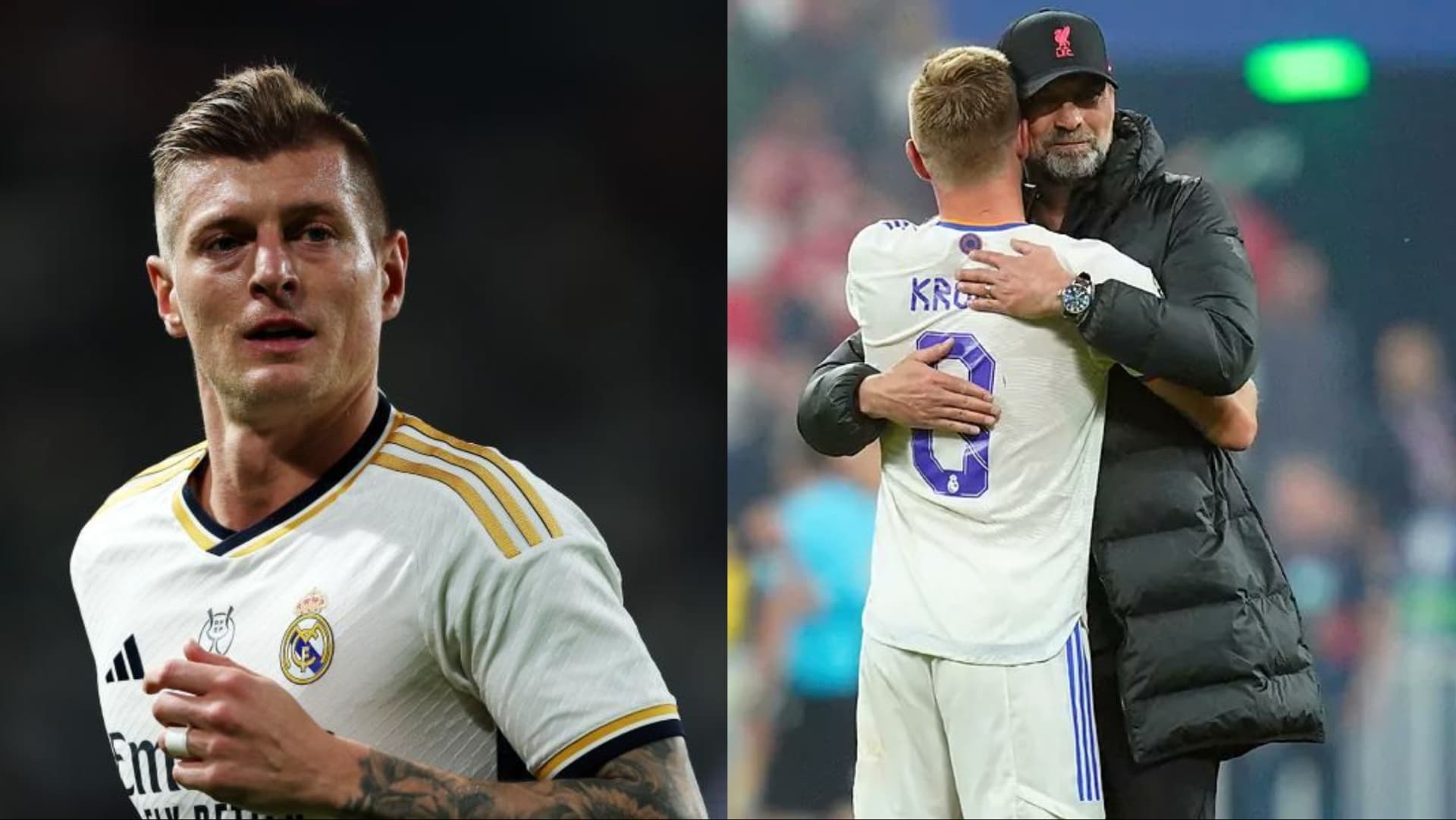 Toni Kroos shows respects to Jurgen Klopp after he announced he is leaving Liverpool at the end of the season.