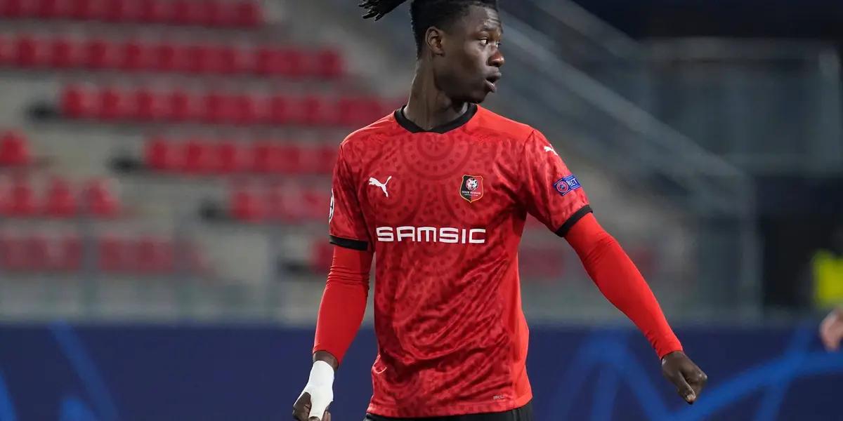 Top European clubs including Manchester United, PSG, and Real Madrid are looking to sign 18year old French midfielder Eduardo Camavinga who plays for Rennes in the French league.