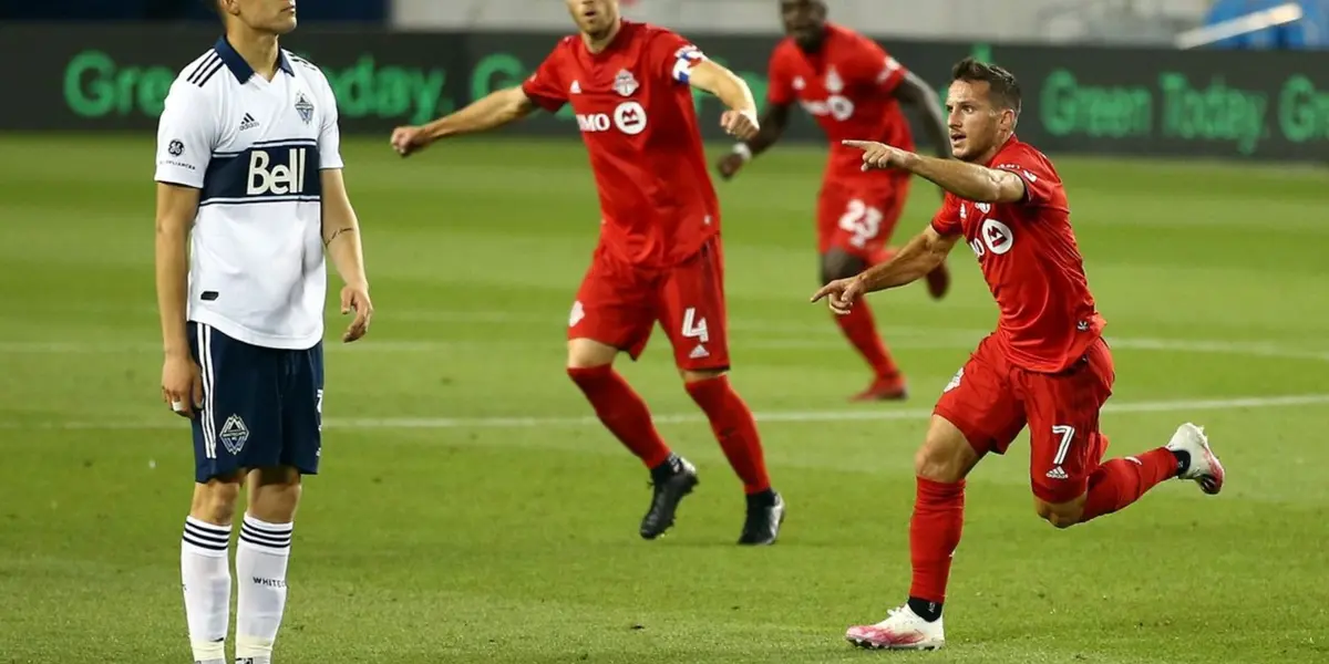 Toronto FC and Vancouver Whitecaps met in the third game since MLS's return.