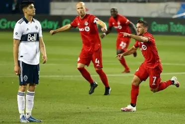 Toronto FC and Vancouver Whitecaps met in the third game since MLS's return.