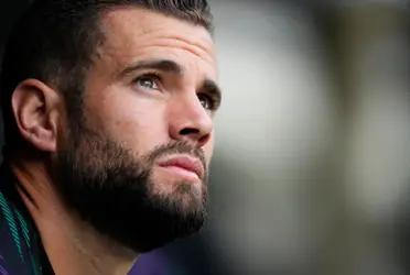 Towards the end of the match versus Girona, Nacho Fernandez got expelled from the match for this violent entrance.