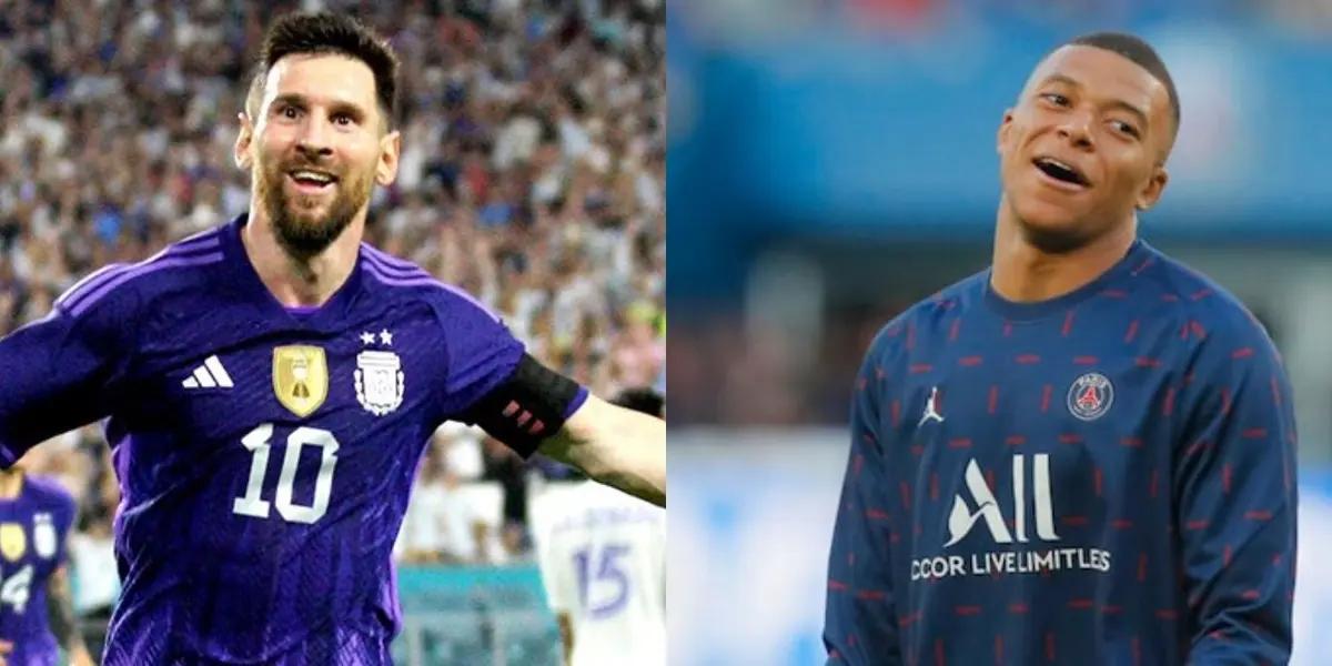 Two different realities for Mbappe with France, and to Messi with Argentina.