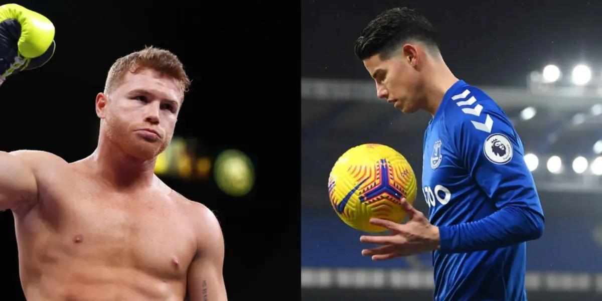 Two figures of world sport such as Saúl Canelo Álvarez and James Rodríguez are joined by a chance with the Venezuelan Shannon de Lima.