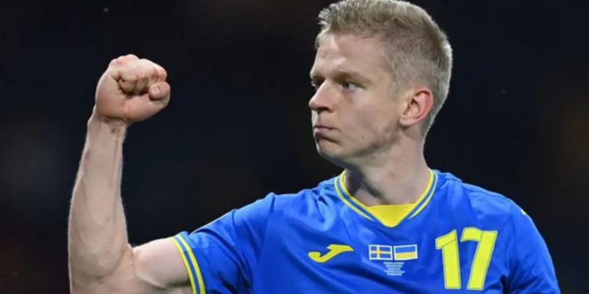 Ukrainian midfielder Oleksandr Zinchenko sent strong words to the Russian president but deleted his message within minutes.