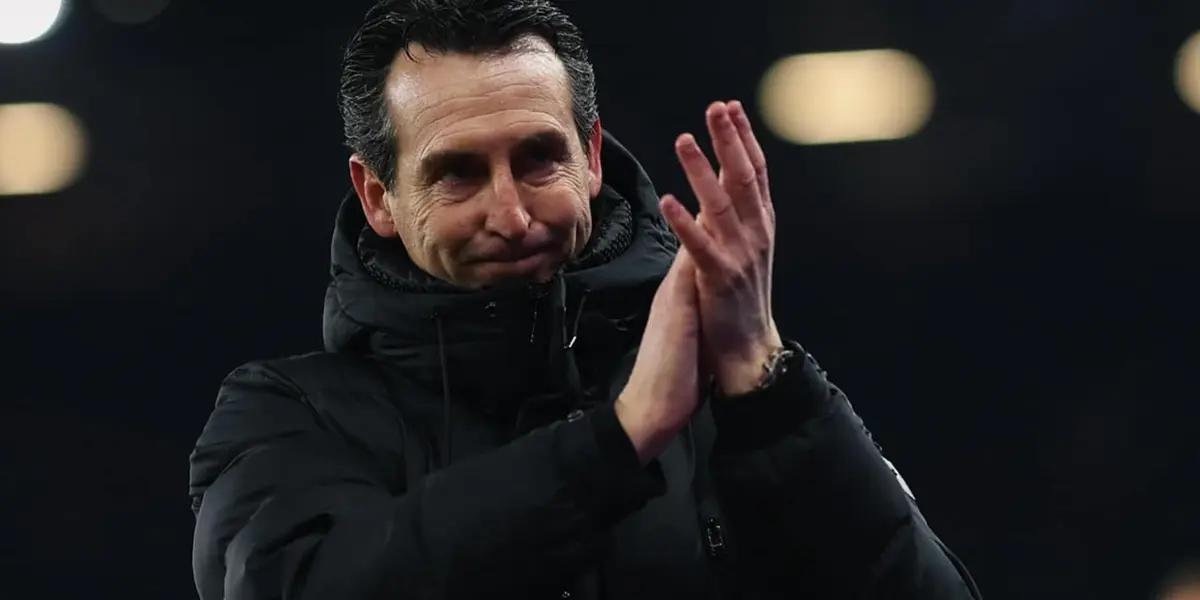 Unai Emery Photo: Aston Villa