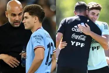 Unexpectedly, Julian Alvarez chooses the best coach of all and it's not Scaloni or Guardiola