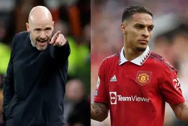 Unexpectedly, the worst news Antony receives from Manchester United