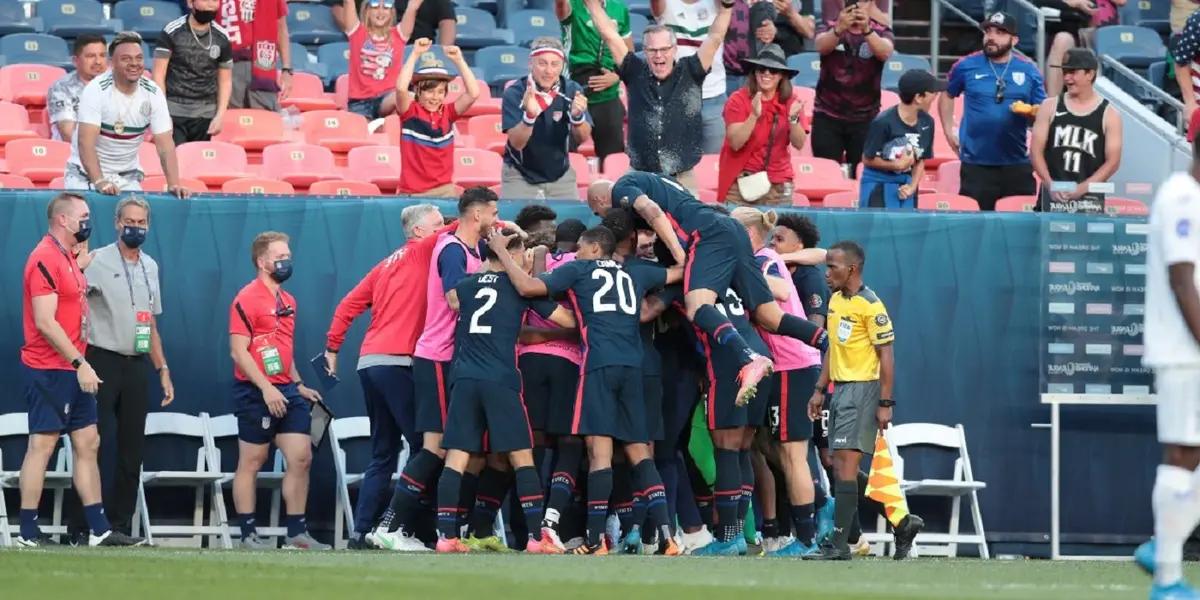USMNT suffered, but ended up celebrating to qualify for the final of the Concacaf tournament