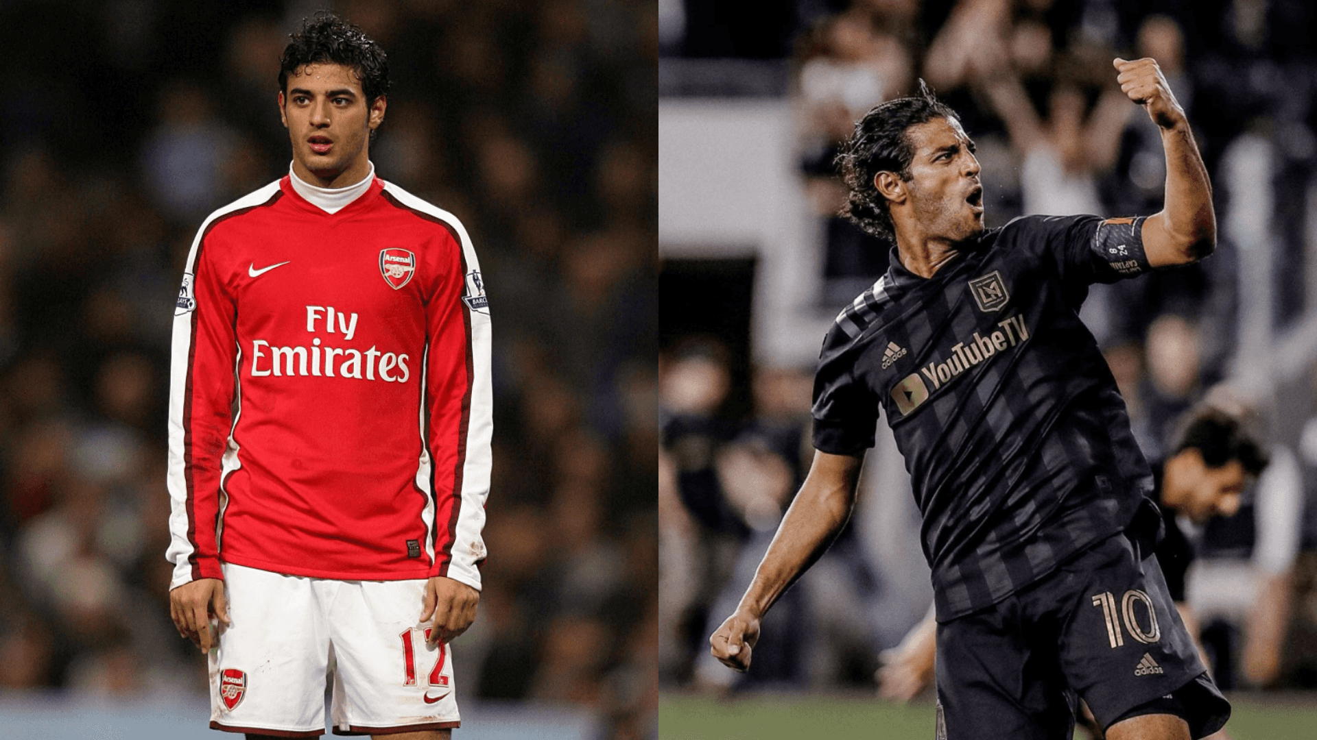 Vela | Photos: @Arsenal and @LAFC