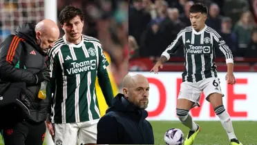 Victor Lindelof and Lisandro Martinez were are injured and Ten Hag will miss them for a month.
