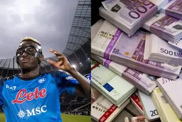 Victor Osimhen will renew with Napoli and will now have a new salary
