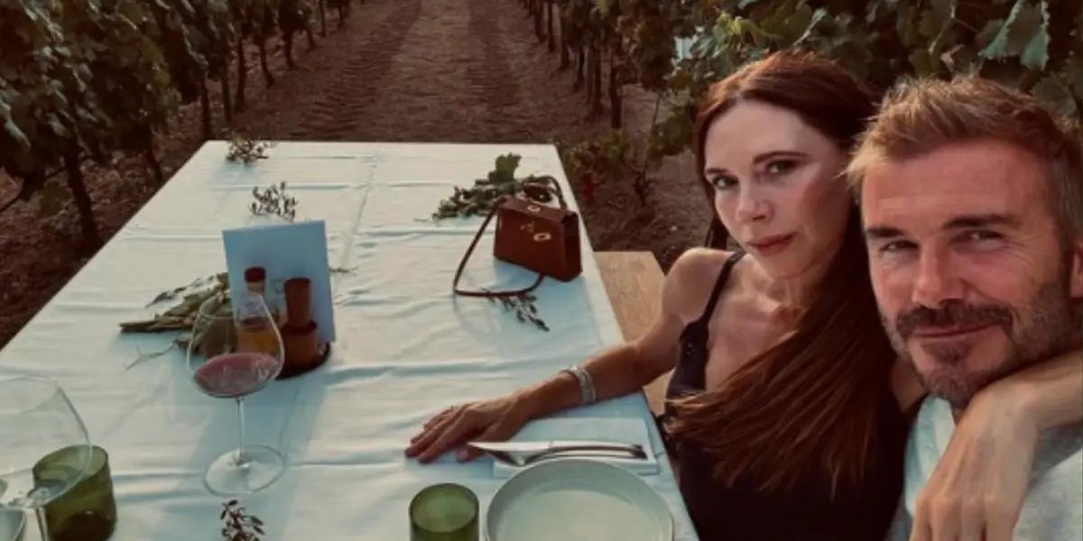 Victoria and David Beckham. Photo: David Beckham networks.