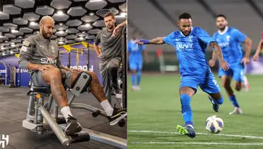 (VIDEO) After criticism for his weight, Neymar returns to train with Al Hilal