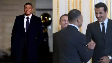 (VIDEO) Mbappé arrived to have dinner with France's president and Qatar's Emir