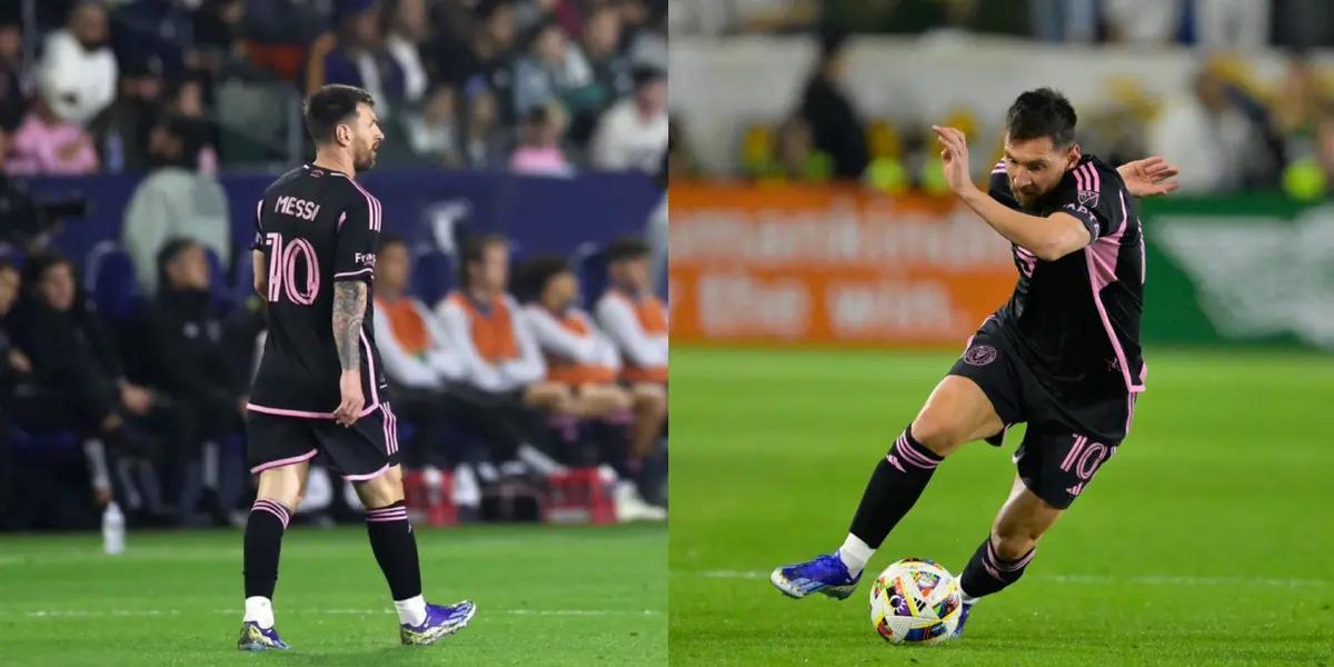 (VIDEO) Messi's anger with the referee after the draw against LA Galaxy