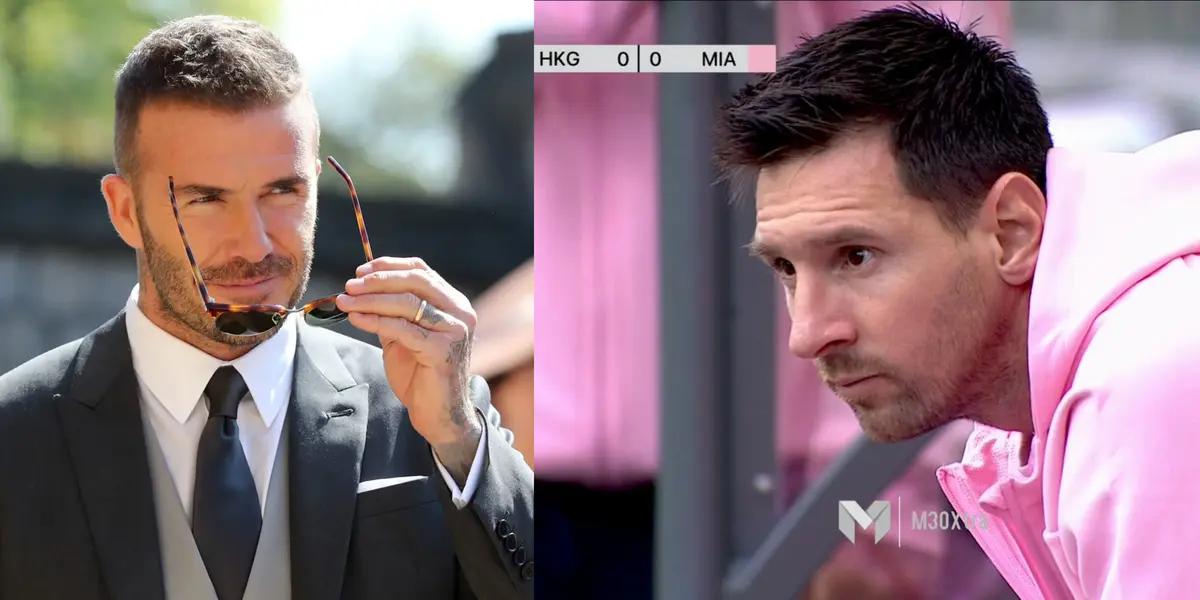 (VIDEO) The hate booing that David Beckham received in China for Messi's absence
