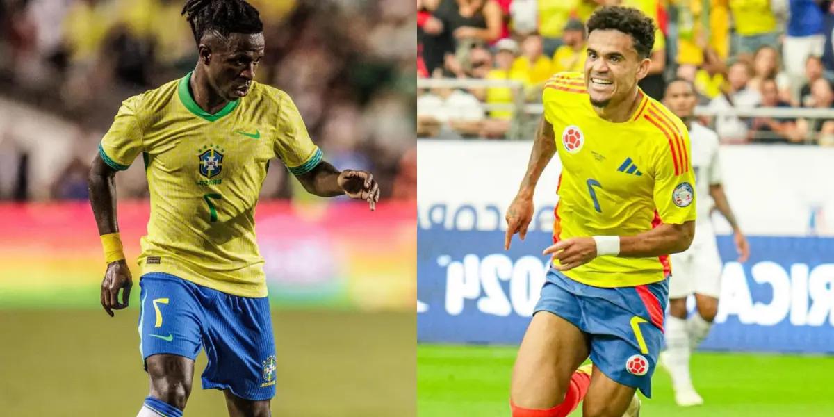 Vini and Luis Diaz | Photos: @vinijr and @LuisFDiaz19