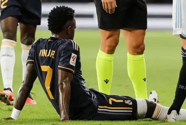Vinicius' injury will keep him off the pitch in some matches.