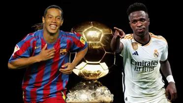 Vinicius JR and Ronaldinho. PHOTO: Footriders