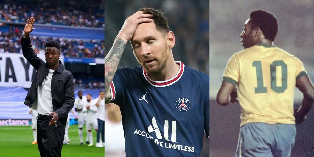 Vinicius Jr chooses the best player in history, it's not Messi or Pelé