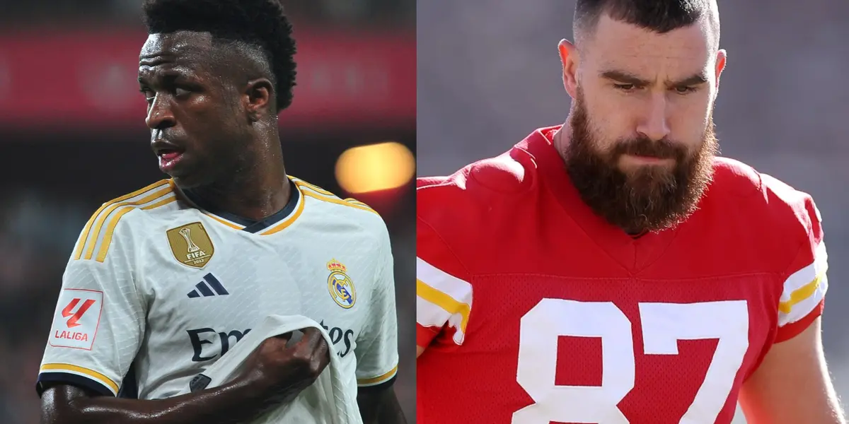 While Vinicius Jr earns 20 million, Travis Kelce's salary in the NFL