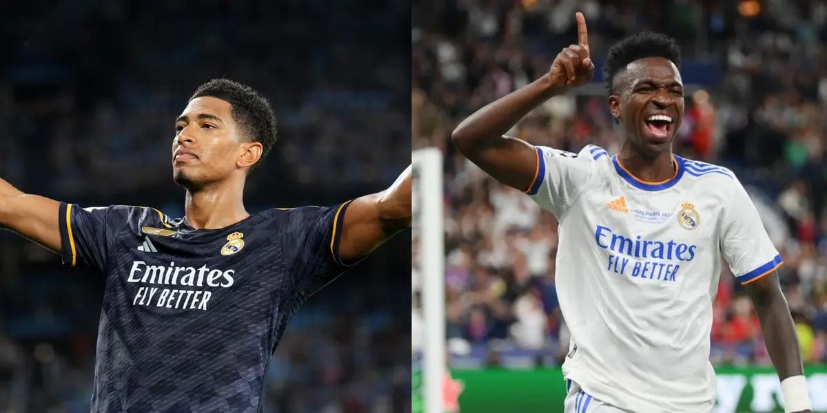 Vinícius Jr praised Bellingham after El Clasico.