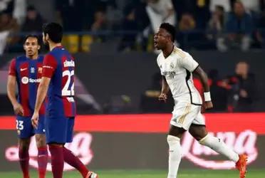 Vinicius Jr. scored a first half hat-trick against FC Barcelona!