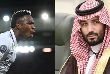 Vinicius Jr's decision to go to Saudi Arabia for an offer of 500 million