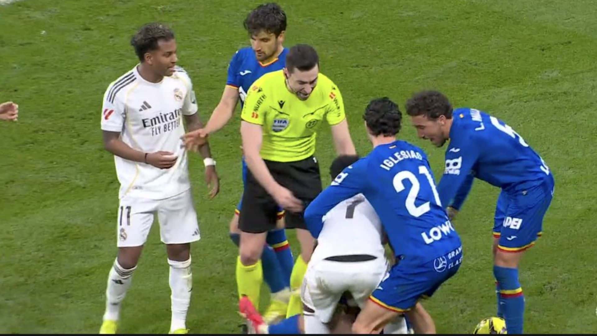 Vinicius Jr's reaction makes the Brazilian look bad when it comes to being criticized - Screenshot capture