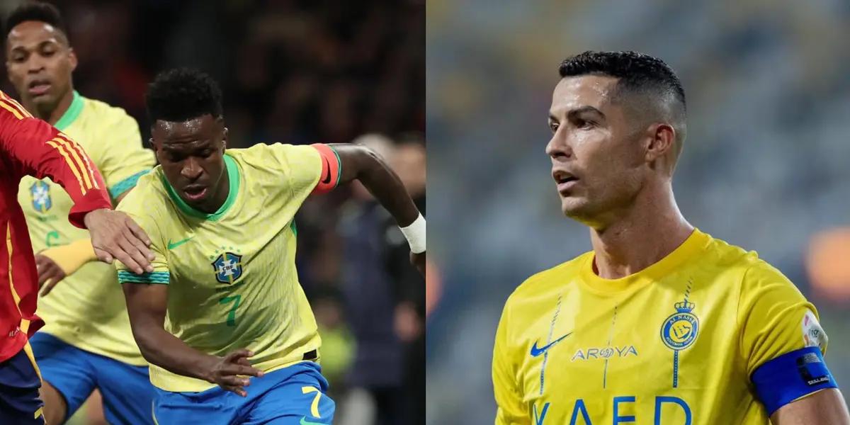 Vinicius was involved in another fight but this time with Ronaldo's teammate.