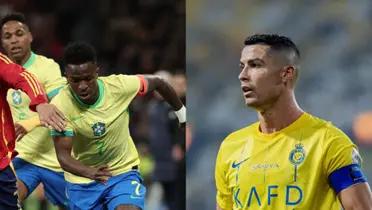 Vinicius was involved in another fight but this time with Ronaldo's teammate.