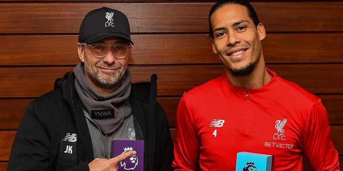 Virgil makes no guarantees about his future at the Reds following Klopp's surprise announcement.