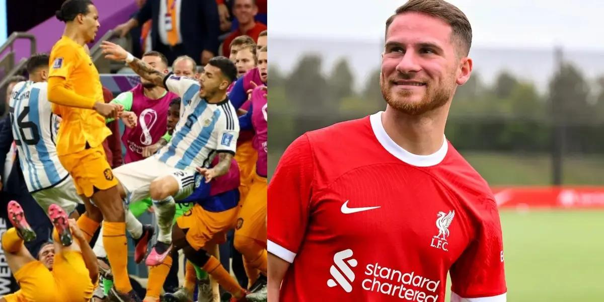 Virgil Van Dijk's unexpected action on seeing Alexis Mac Allister at Liverpool FC